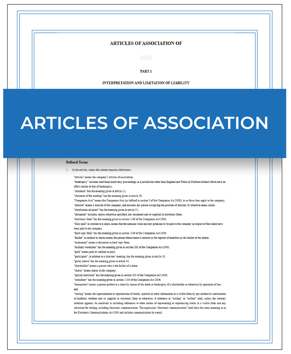 Articles of association – Next Day Apostille Service
