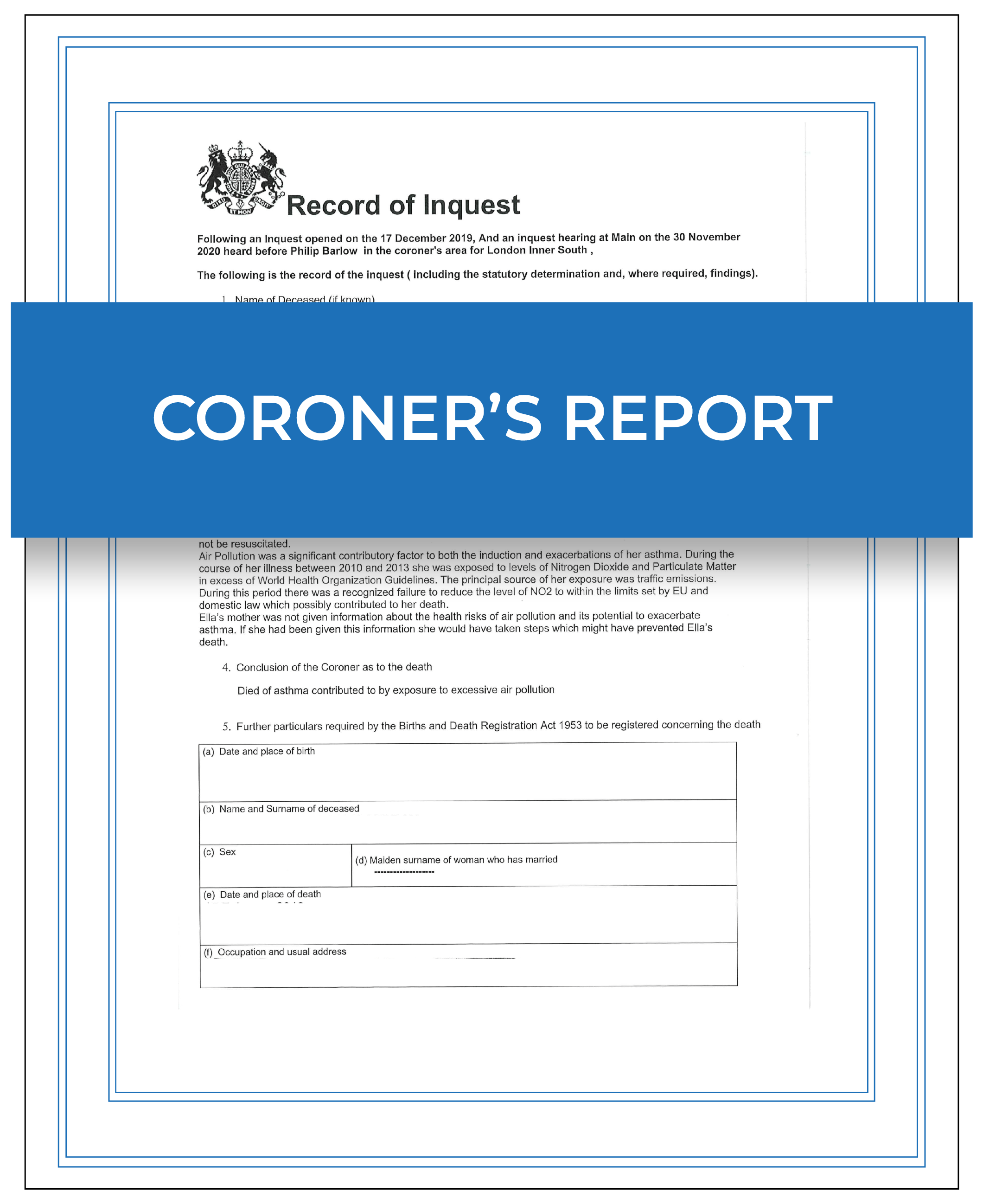 Coroner’s Report Apostille | Fast UK Document Legalisation – 1st Apostille