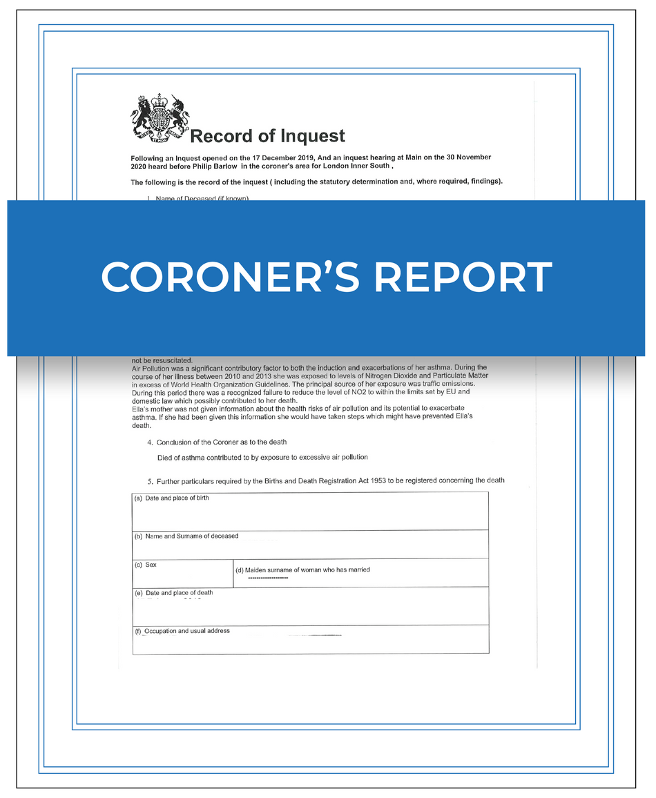 Coroner's report – Next Day Apostille Service