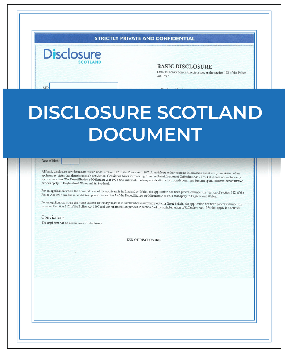 Disclosure Scotland document – Next Day Apostille Service