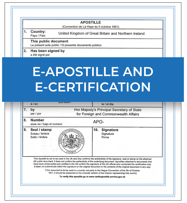 e-Apostille+e-Certification – 1st Apostille