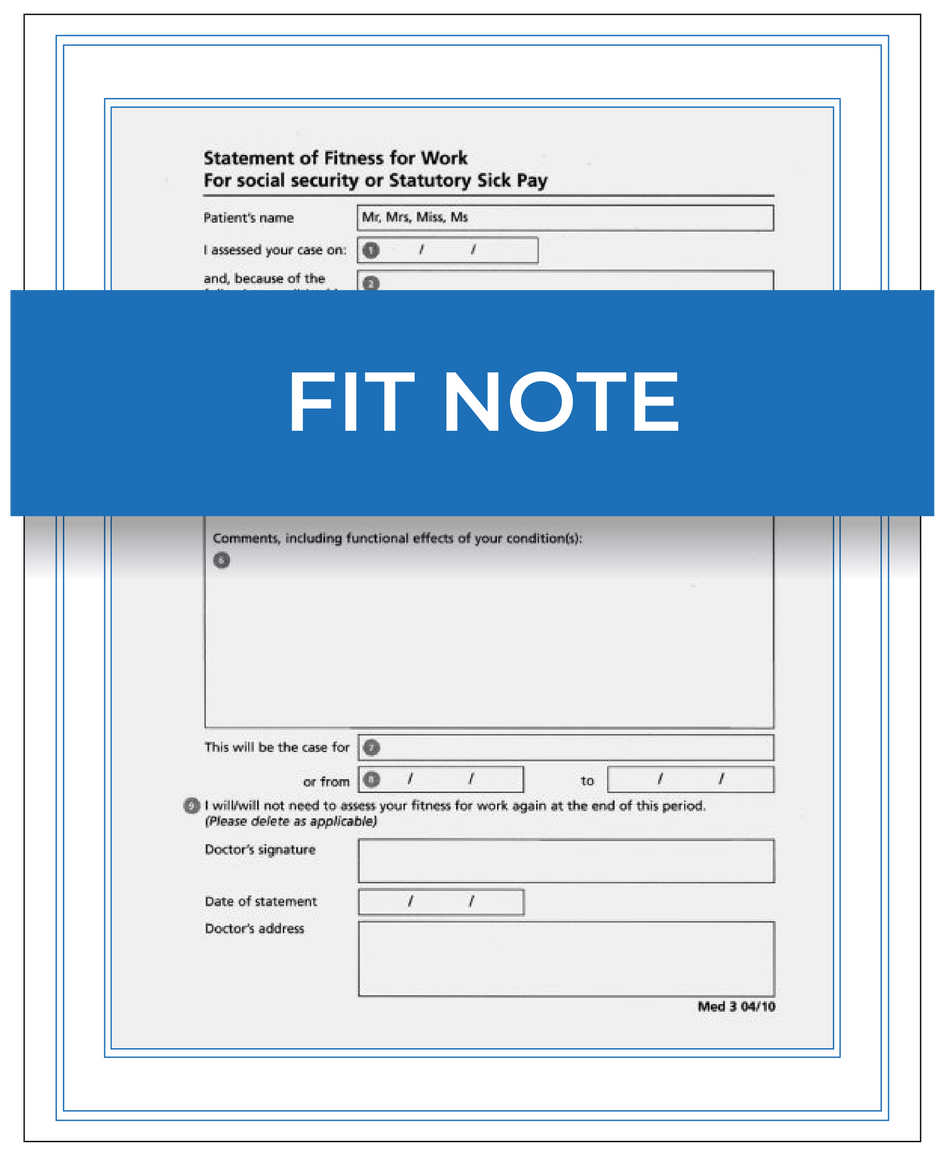 Fit note – Next Day Apostille Service
