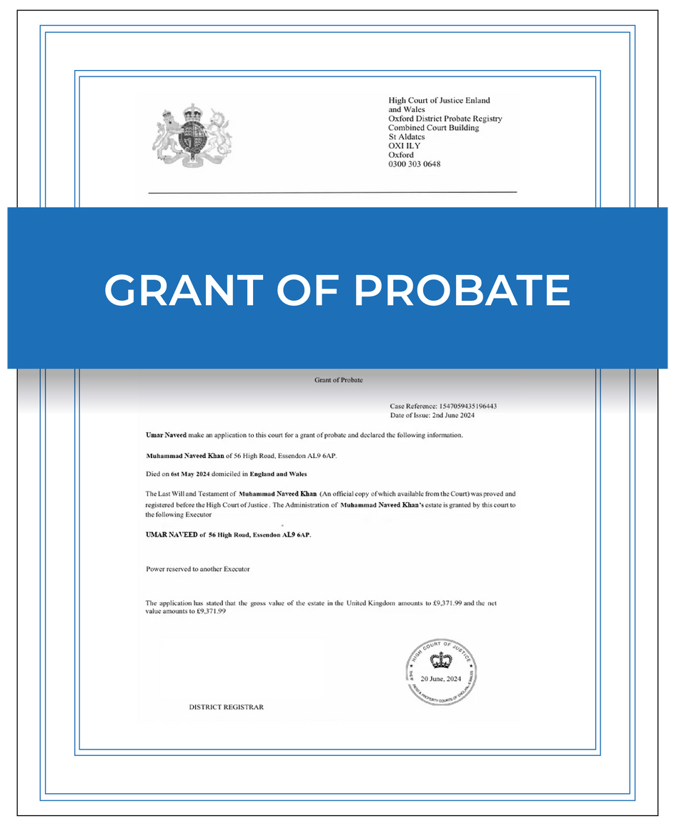Grant of Probate – Next Day Apostille Service