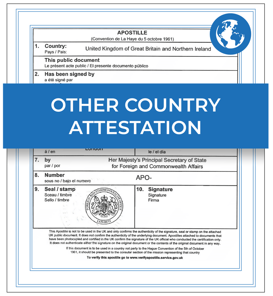 Other country Attestation