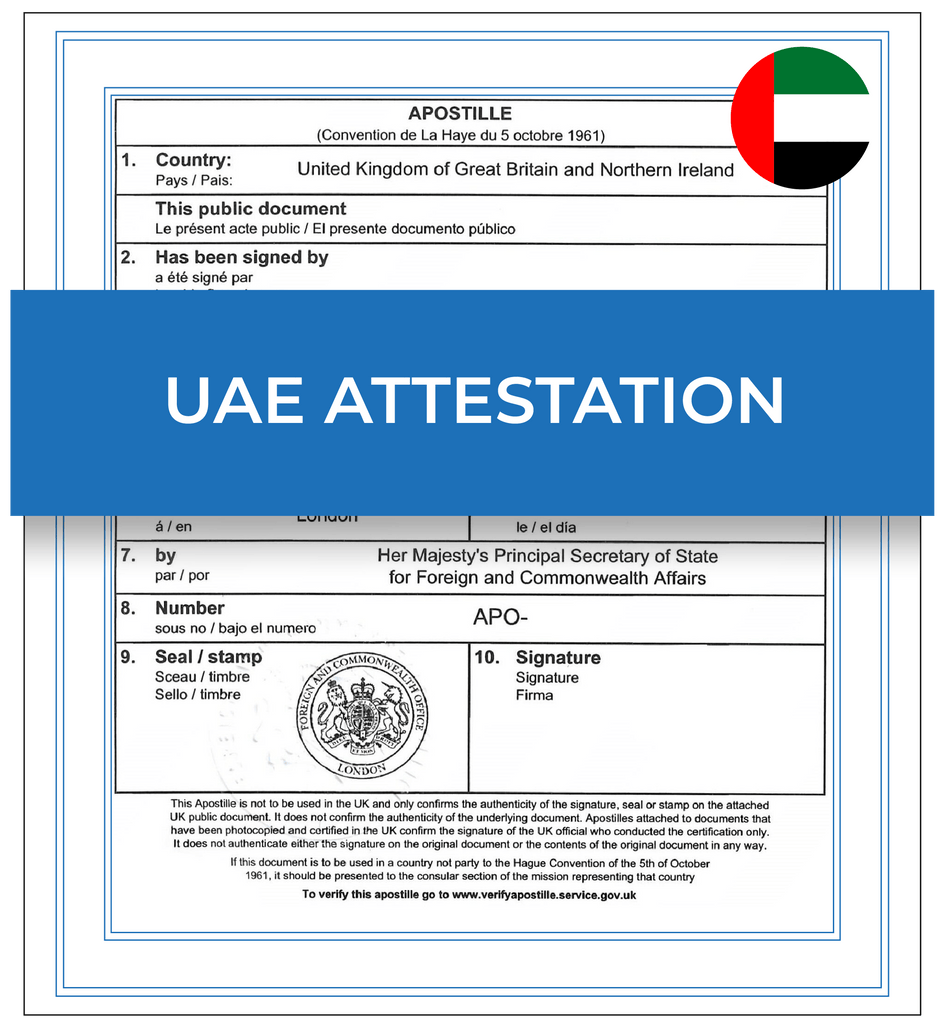 Attestation File Embassy Attestation – 1st Apostille