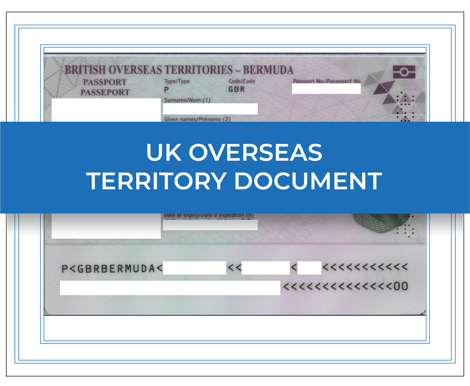 UK Overseas Territory document – Next Day Apostille Service