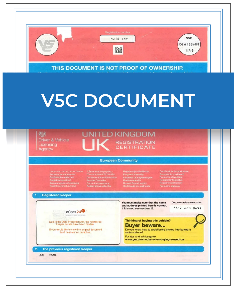 V5C document – Next Day Apostille Service